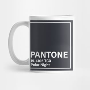 pantone 19-4105 TCX  Polar Night Mug